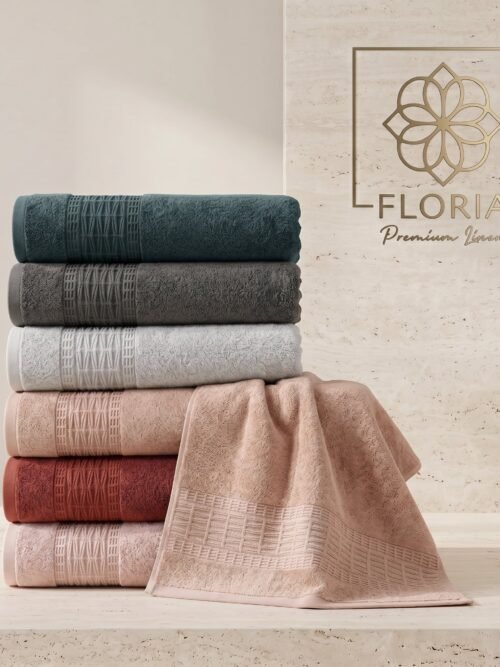 Set 6 Serviettes - Set 6 Draps de bain FOREST